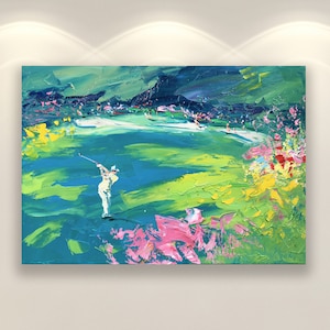 Golf Art, Wall Art Prints, Sport Art, Seascape Wall Art, Art Print, Landscape Art, Office Wall Art, Wall Decor Art, Golf Gift