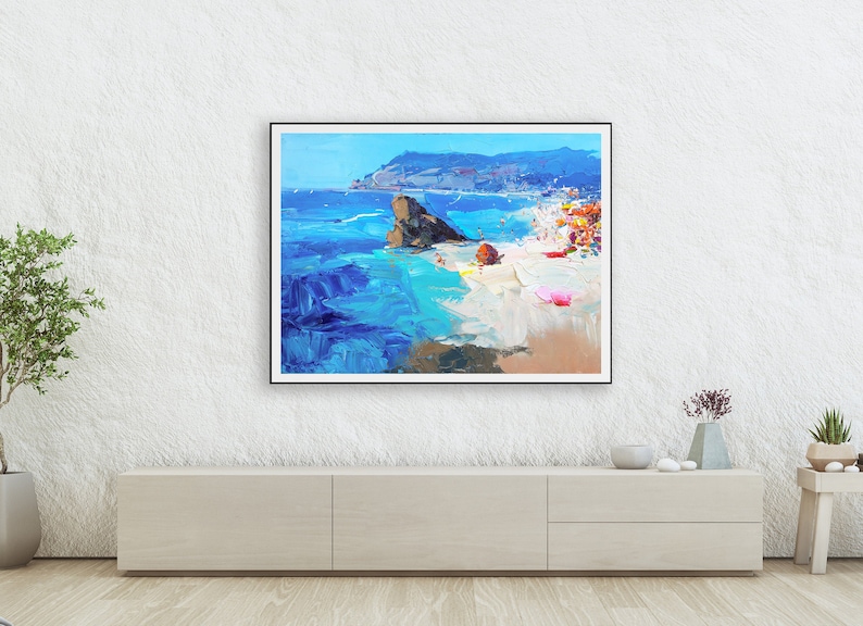 Monterosso Cinque Terre Prints on Canvas, Beach Prints, Sea Prints, Italy Prints, Room Art Prints, Wall Art Prints, Wall Decor Art, Gift image 2