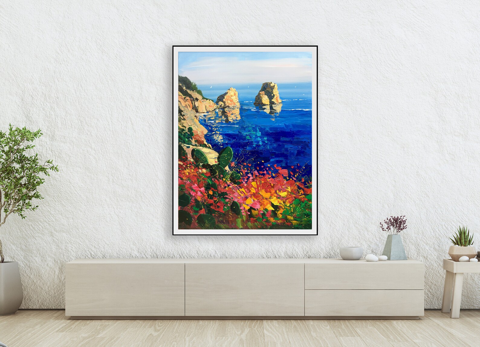 Capri Italy Art Wall Art Prints Seascape Wall Art Canvas Etsy