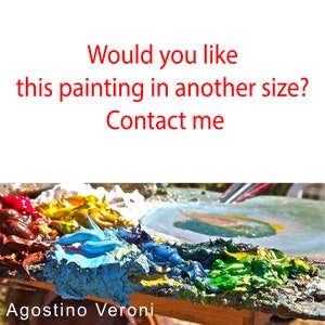 Positano Painting on Canvas, Original Art, Amalfi Coast, Italy Painting, Colourful Artwork, Modern Art, Living Room Wall Art, Unique Gift image 6