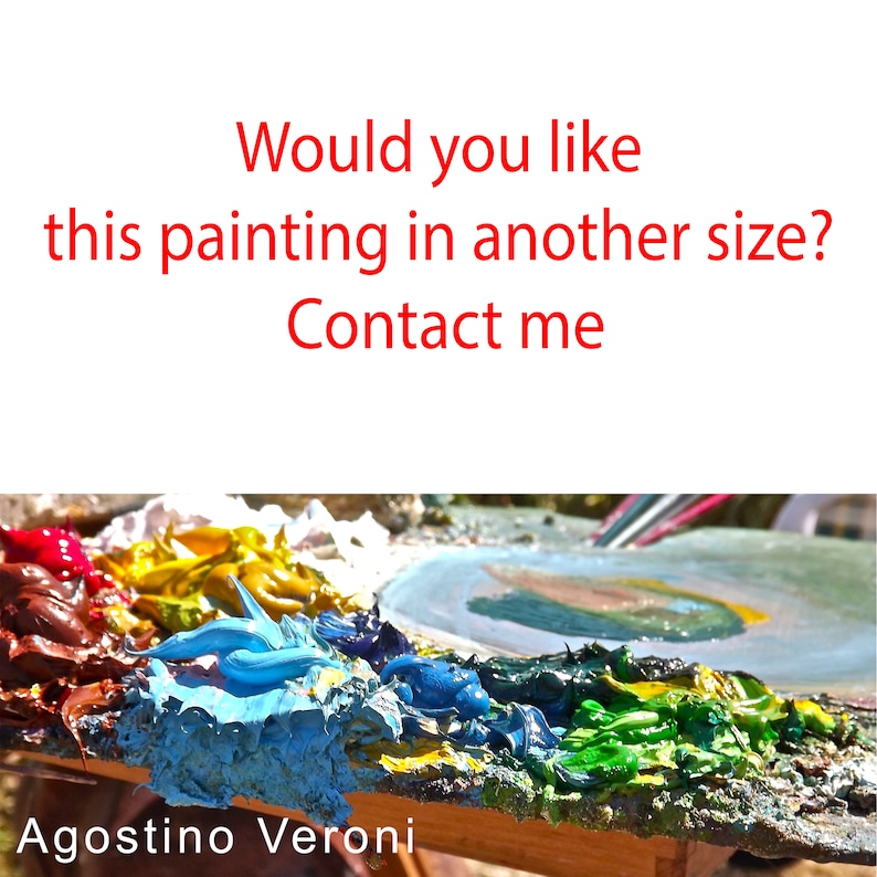 Portofino Painting on Canvas, Original Painting, Italy Painting, Seascape Painting, Impressionist Painting, Living Room Wall Art, Large Art image 5