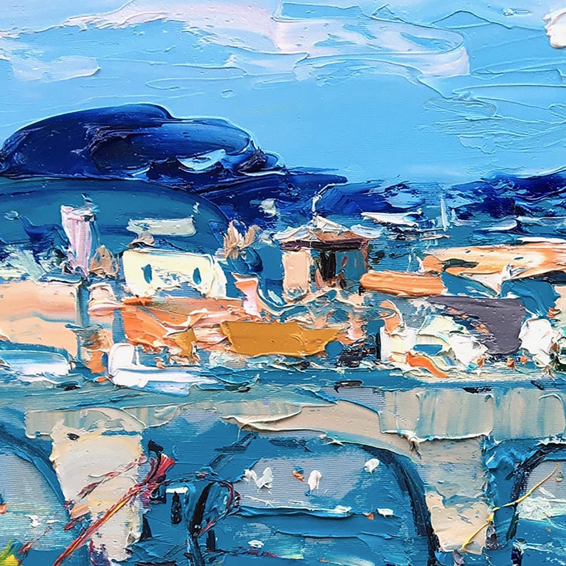 Detail of Rome oil painting on canvas