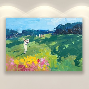 Golf Art, Wall Art Prints, Sport Art, Augusta Master, Art Print, Landscape Art, Office Wall Art, Wall Decor Art, Golf Gift