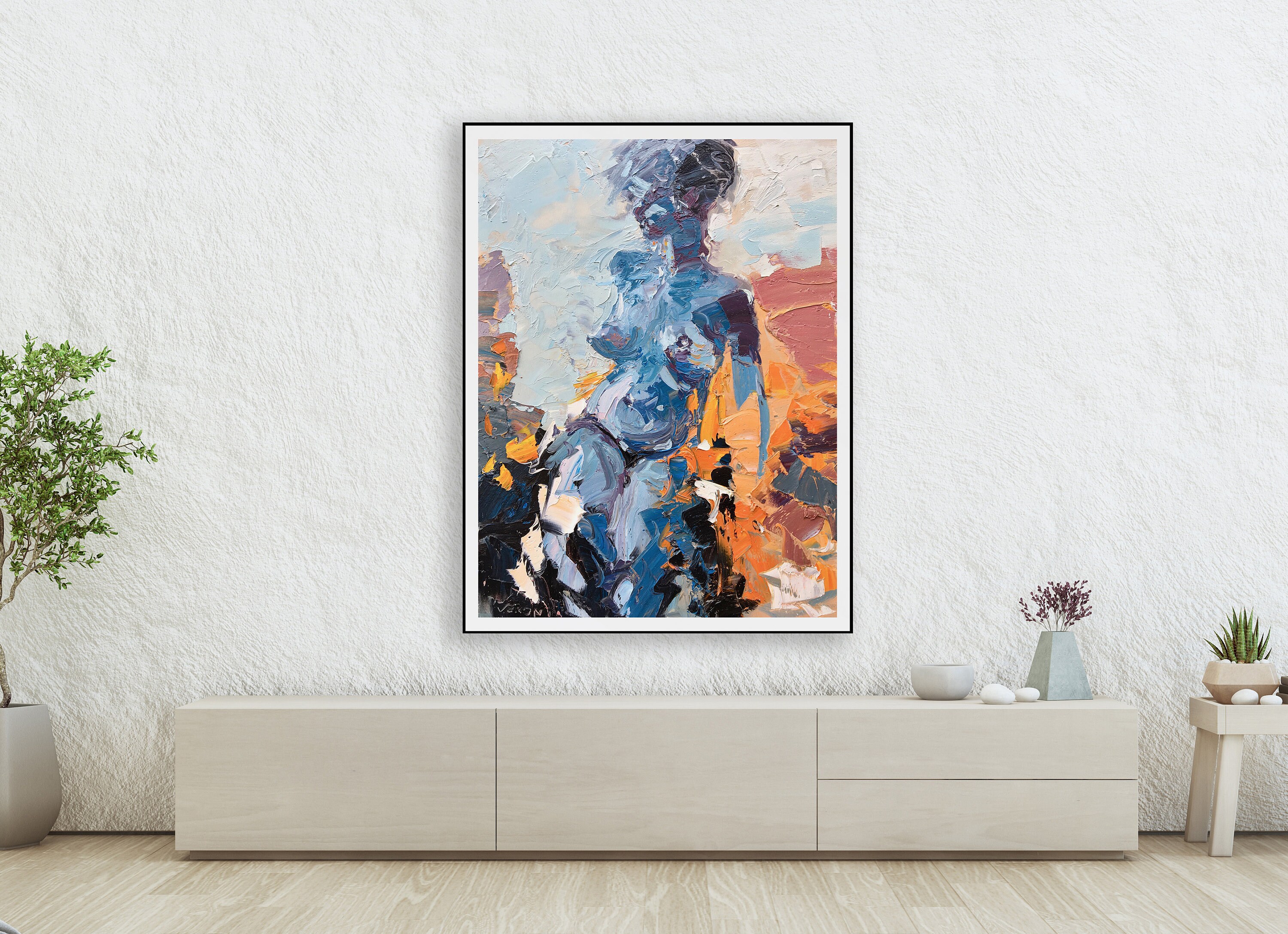 Exceptional Nude Painting: High Quality Art - a54xba9