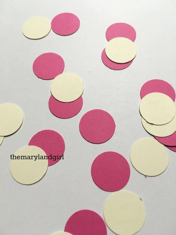 Hot Pink Confetti Dot Collection