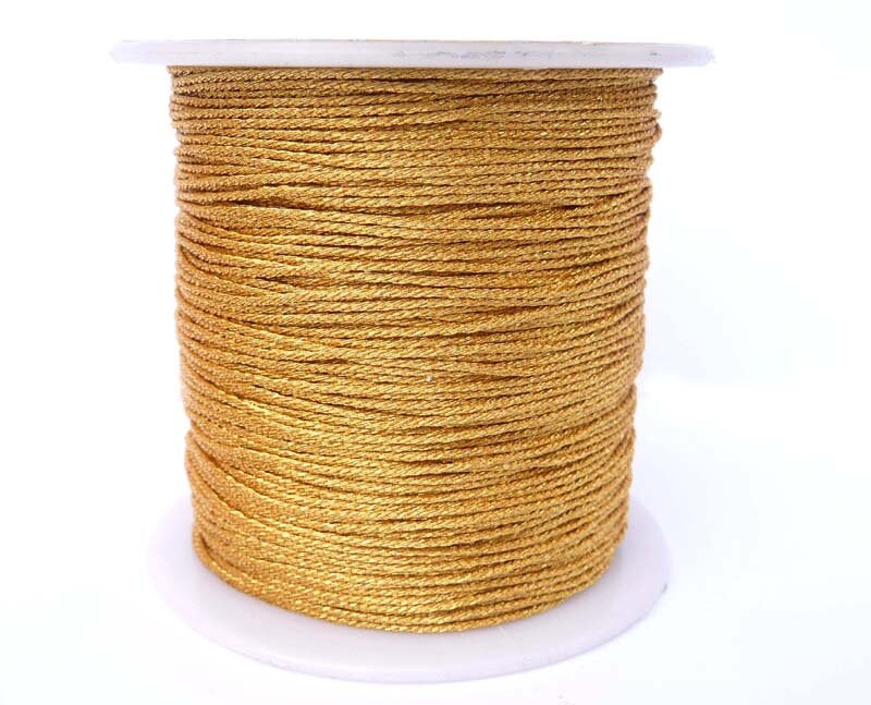 300 Meters Metallic String, GOLD and SILVER 0.80mm - Etsy UK