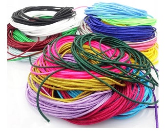 1.50mm nylon cord, mix 20 colors x 5m total 100 meters, Shamballa,  Macrame, good quality