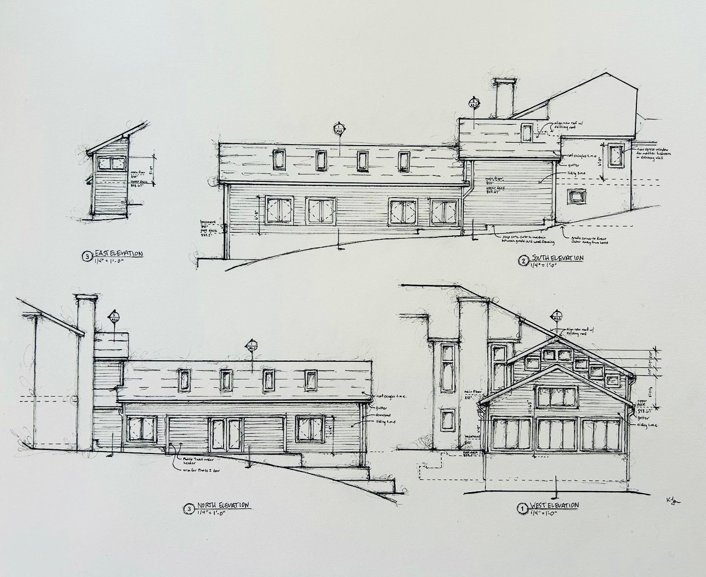 Present Building Drawings Architectural Drawings - Custom Ink Drawings From Blueprints ...