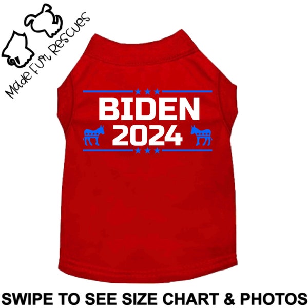 Biden 2024, Campaign Shirt, Political Cat Shirt, Political Dog shirt, Pet shirt