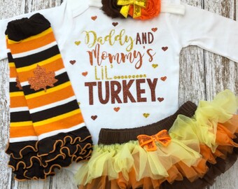 mommy's little turkey outfit