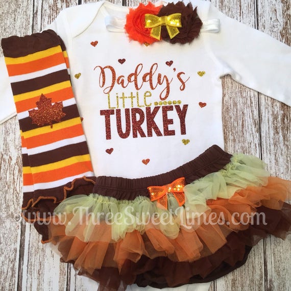 mommy and daddy's little turkey outfit