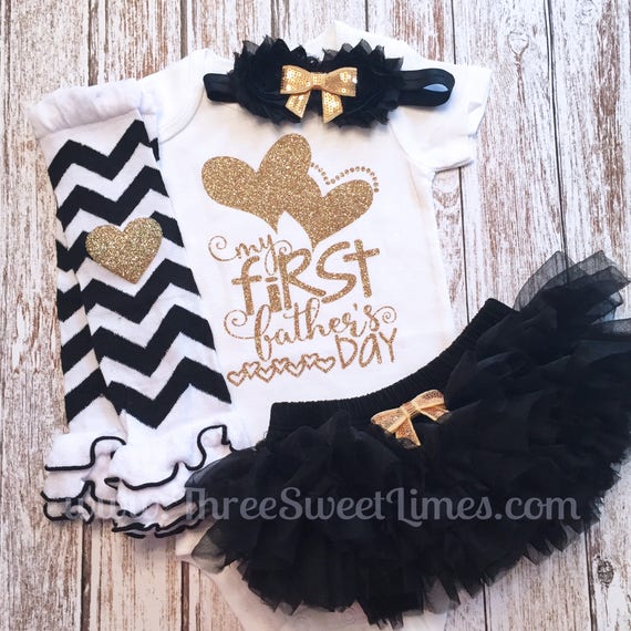My First Father's Day Baby Girl Clothes Daddy's Girl Etsy