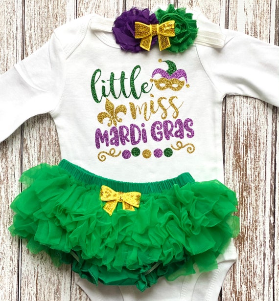 Mardi gras clothes cheap for babies