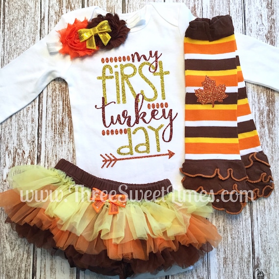 etsy baby girl thanksgiving outfit