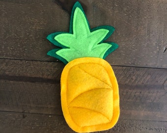 Pineapple Catnip Cat Toy - Tropical Fruit Cat Nip Kitty Toys - Aloha - Cat Lover - Mahalo