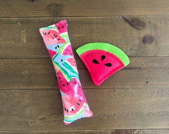 Watermelon Catnip Toys - Cat Nip Kick Stick and Watermelon Cat Toys
