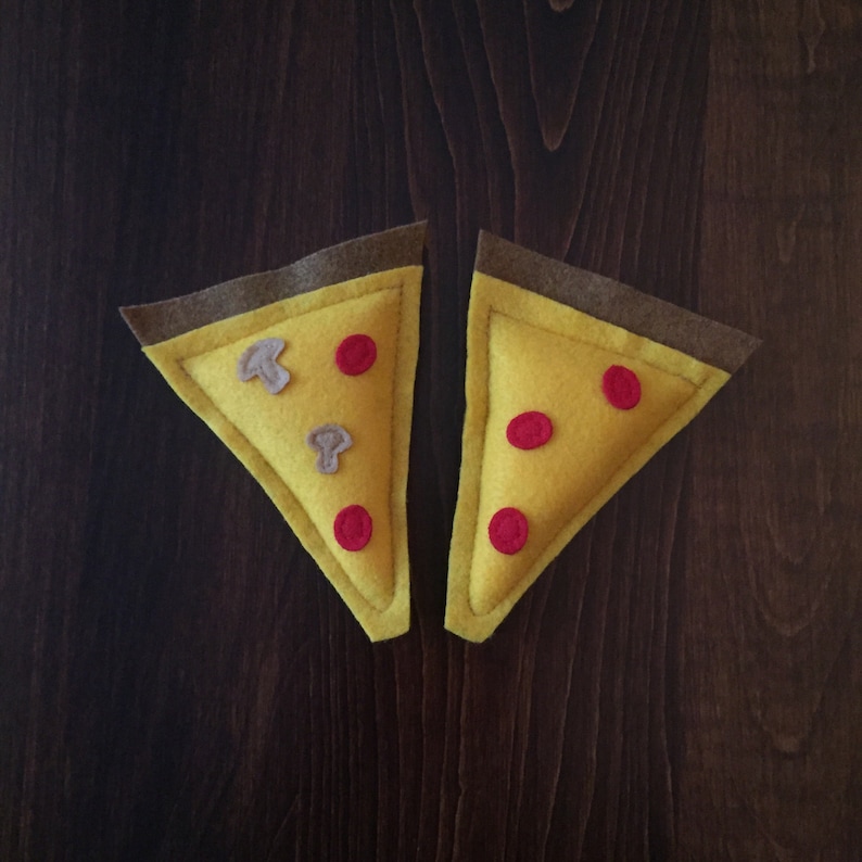 Pizza Catnip Cat Toy Catnip Kitty Toy Organic Cat Nip Pizza Slice Pizza Party Pawty Slice of Pizza image 1