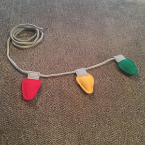 Christmas Cat Toy: Organic Catnip Felt Light Bulbs