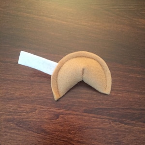 Handmade Fortune Cookie Cat Toy: Organic Catnip, Felt