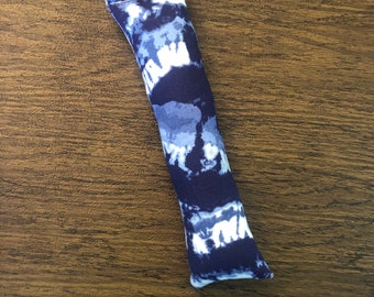 Tie Dye Blue Catnip Kick Stick - Organic Cat Nip Cat Toy - Kitty Kicker - Kick Stix - Cat Lover Gift