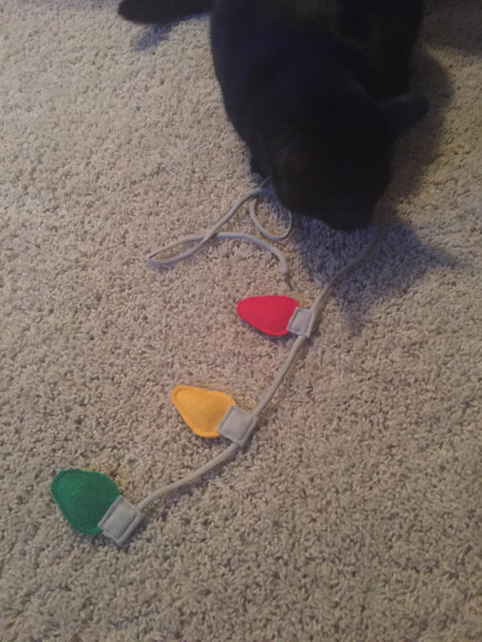 Christmas Lights Cat Toy Organic Catnip Holiday Cat Toy Etsy