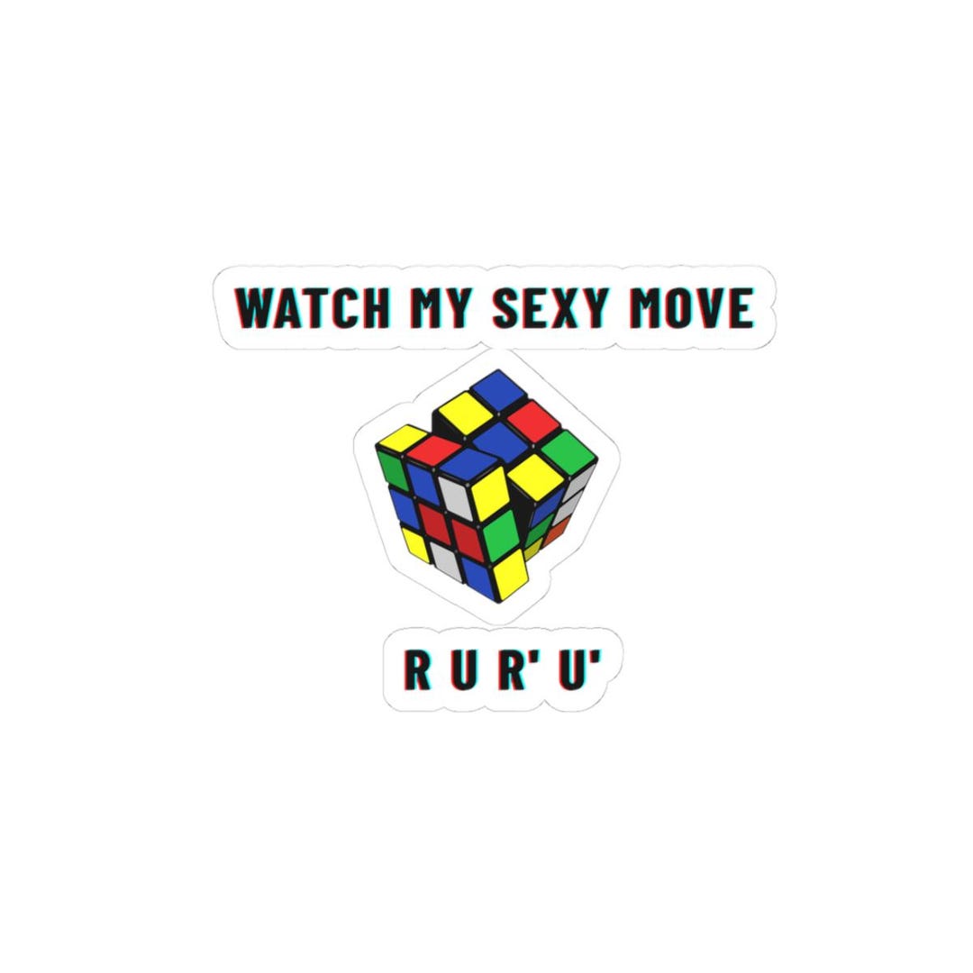 Sticky Ricky Rubik's Cube Sassy Rubik's Cube Stickers, Fun Art for Gamers, Laptop Decal, Gamer ...