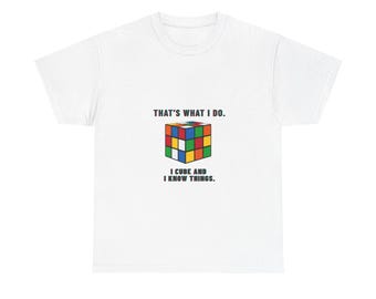 Speedcuber Unisex Tee, Rubik's Cube Shirt, Speedcuber Gift, Puzzle Lover Shirt, Rubik's Cube Fan Tee, Unisex Cubing Tee