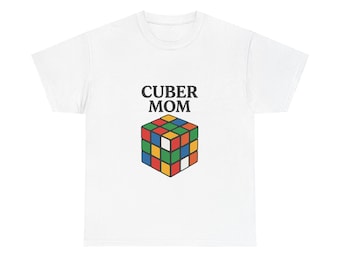 Rubik's Cube/ Speedcubing Mom Unisex Tee, Speedcubing T-Shirt, Puzzle Lover Gift, Cuber Shirt, Geeky Mom Tee