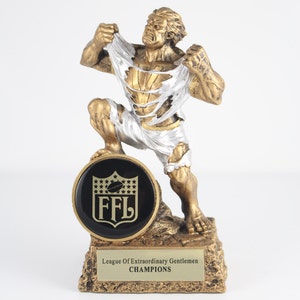 Monster Fantasy Football Trophy! Free Engraving!