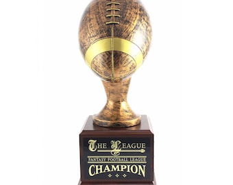 16&quot; Fantasy Football Large Football Perpetual Trophy
