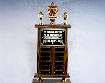 23&quot; Fantasy Football 12 Year Arm Chair Perpetual Trophy