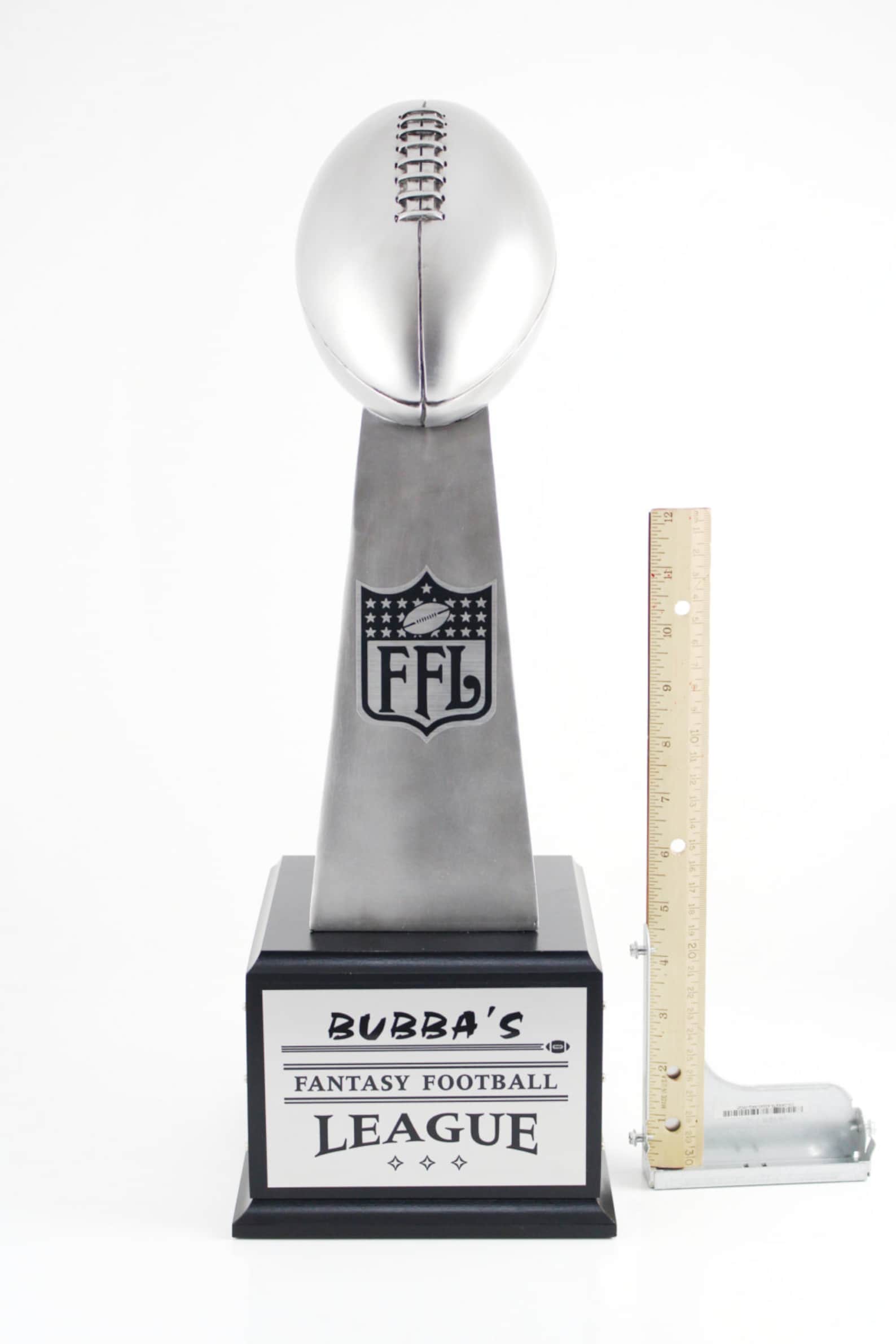 FANTASY FOOTBALL TROPHY Lombardi Style Free Engraving Etsy