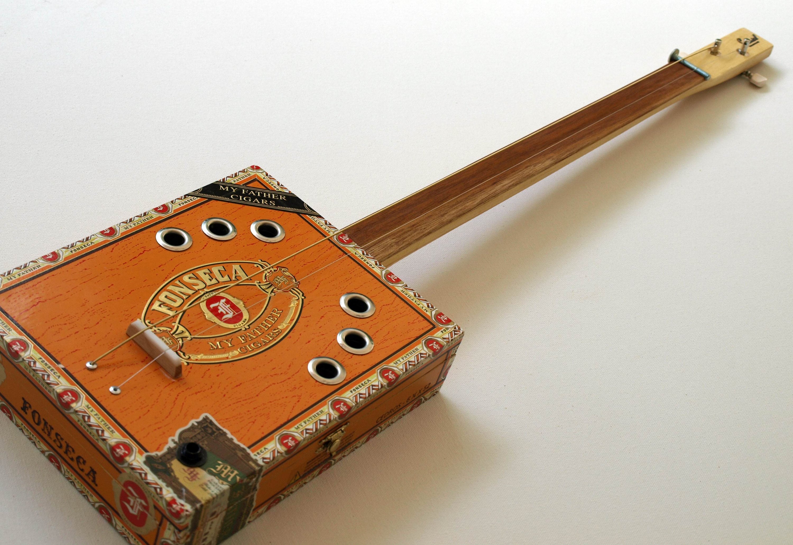 Electric Cigar Box Guitar for sale Only 2 left at 75