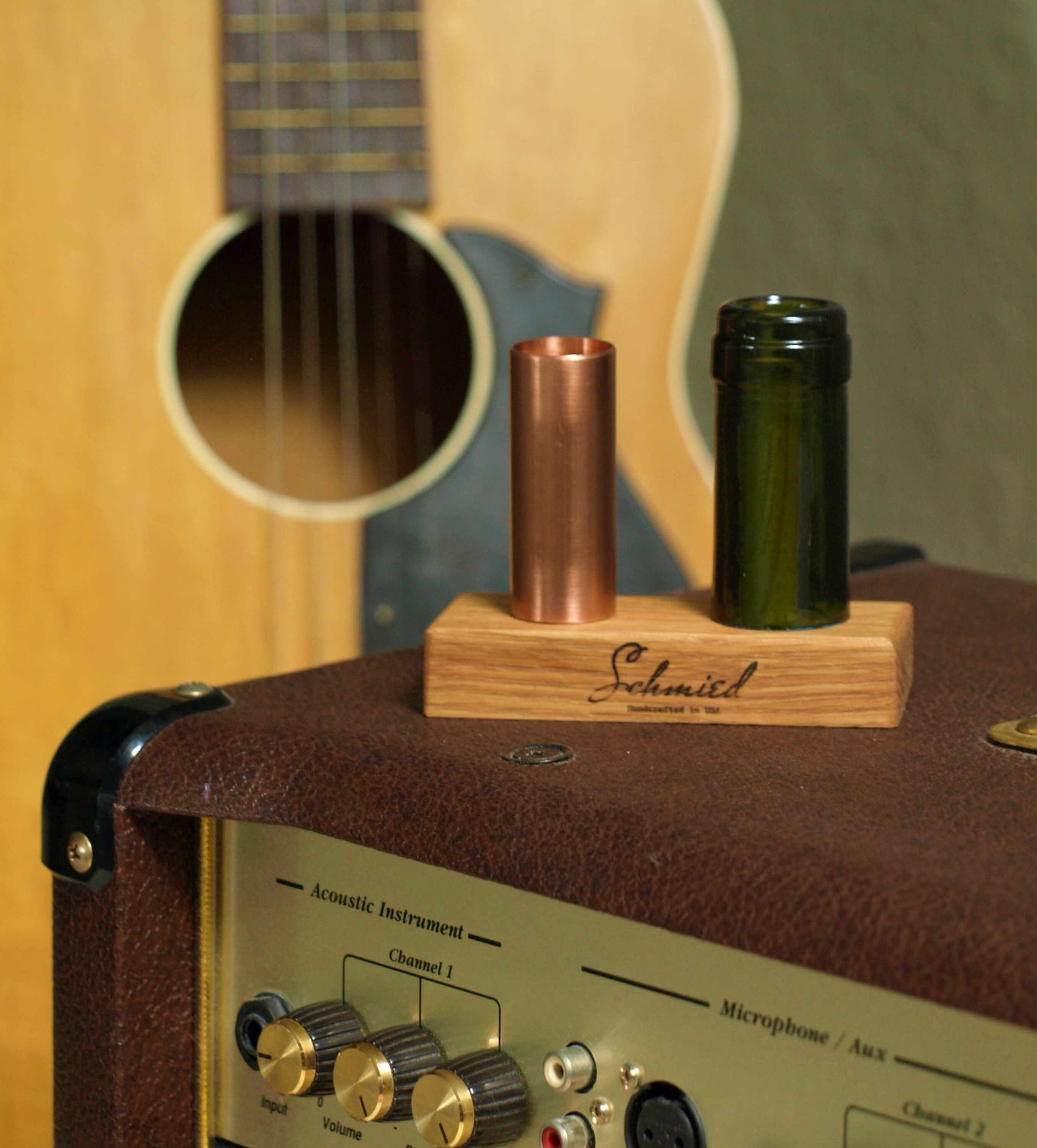 Handcrafted Guitar Slides Set of 2 with wood stand Etsy