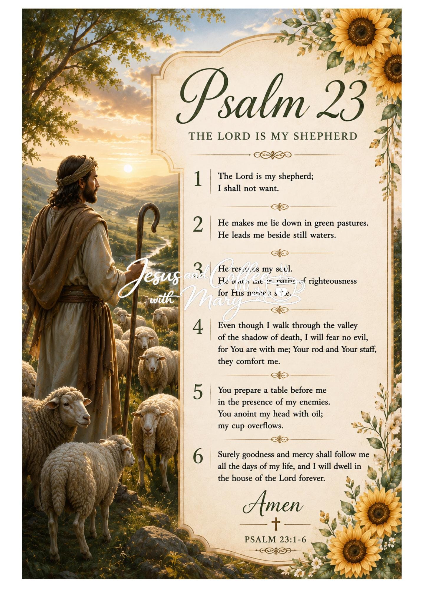 Psalm 23 Tip in | Feminine Bible Study Printable | Bible Journaling ...