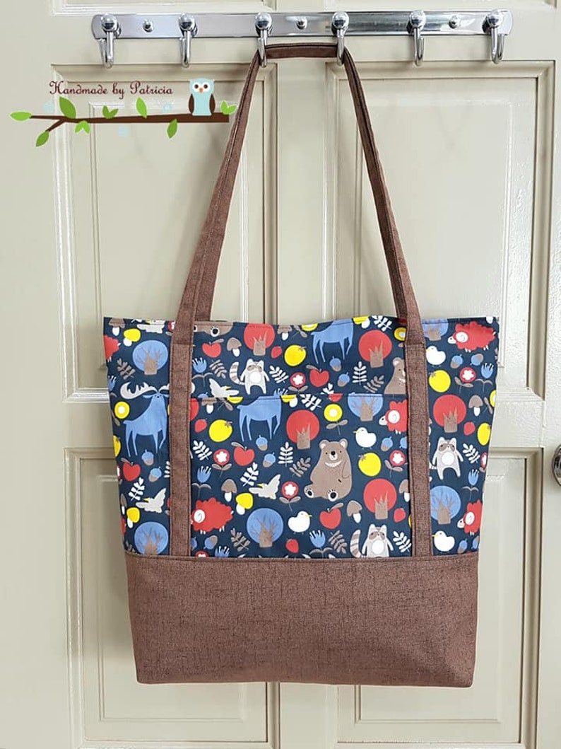 Kate Beach Bag Pattern Large Tote Bag Pattern Tote Bag Etsy Hong Kong