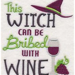 This Witch can be bribed with Wine towel.
