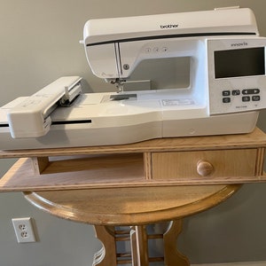 Embroidery Riser handmade, this one fits the machines like Innovis as well as others. Custom orders. Shipping lower 48 states US only.