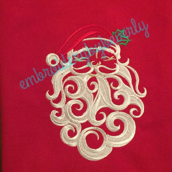 Christmas Santa with swirly beard a delight to have for decoration.