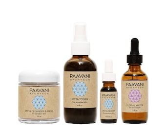 Pitta-huidverzorgingsritueel | Ayurvedische set voor de gevoelige en reactieve huid