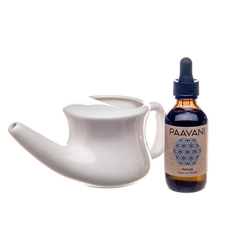Nasal Care Set / Nasya Oil / Neti Pot / Sinus Relief / Etsy