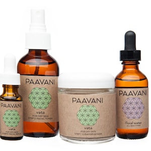 Vata Hautpflege Ritual - Nährende Ayurveda-Routine für trockene oder empfindliche Haut | Restaurieren + Hydratisieren + Beruhigen mit botanischen Ritualen