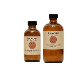 Ayurvedic Cinnamon Pulling Oil for Oral Health, Detoxification (Kavala Graha)