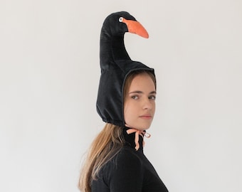 Black Swan Hat for women and teenagers,  Holiday outfit