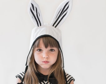 Girls white rabbit / bunny costume premium collection