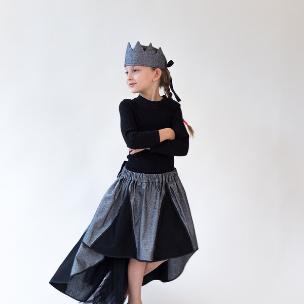 Girls Dark Princess Costume Etsy