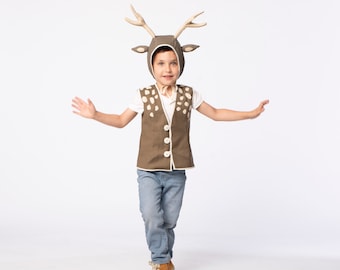 Hertenkostuum voor kinderen | Fawn kostuum | Bambi kostuum