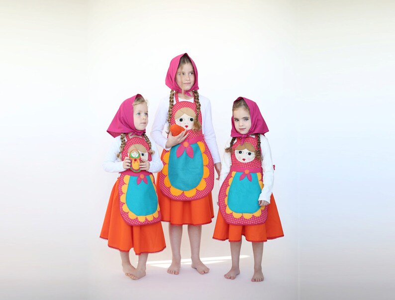 Russian Nesting Doll Costume for Girls Premium Collection Etsy UK