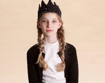 Black crown,  Kids costume, girls costume