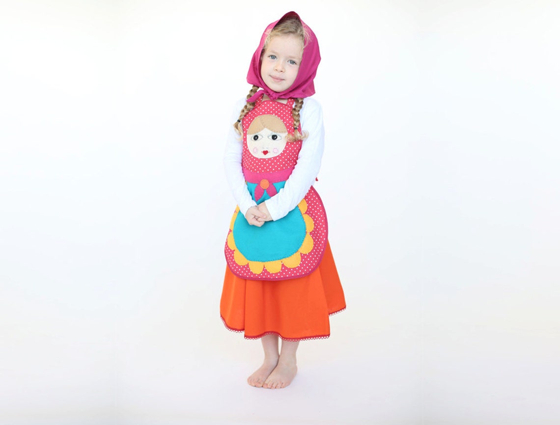 Russian Nesting Doll Costume for Girls Premium Collection Etsy